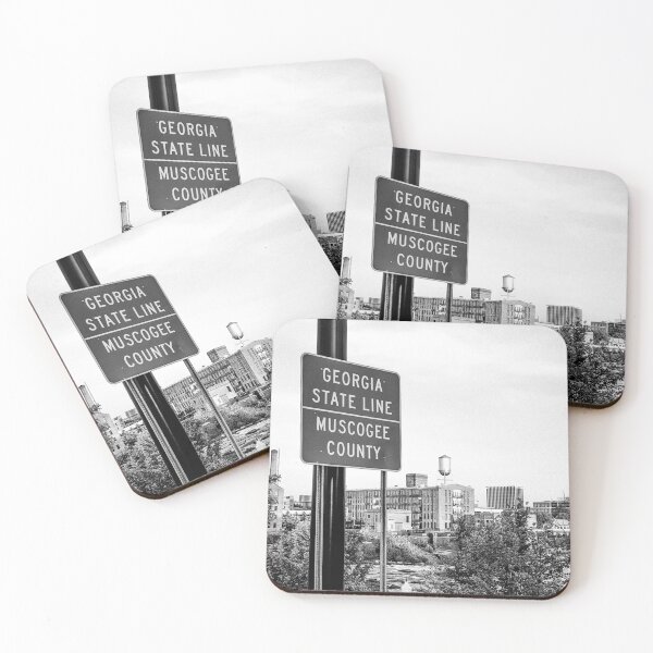 Item preview, Georgia State Line Columbus Georgia Skyline designed and sold by JakeRhodes.