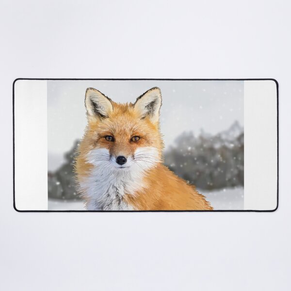 Item preview, Fox in snow designed and sold by Scat the cat.