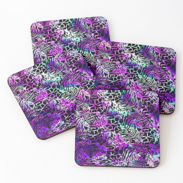 Item preview, Purple Abstract Animal Print Ethnic Tribal African Inspired Textile Pattern designed and sold by BlackArt Cafe.