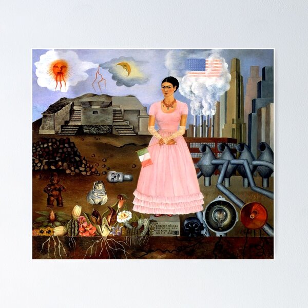 Item preview, Self-portrait at the border between Mexico and the United States designed and sold by arthistory.