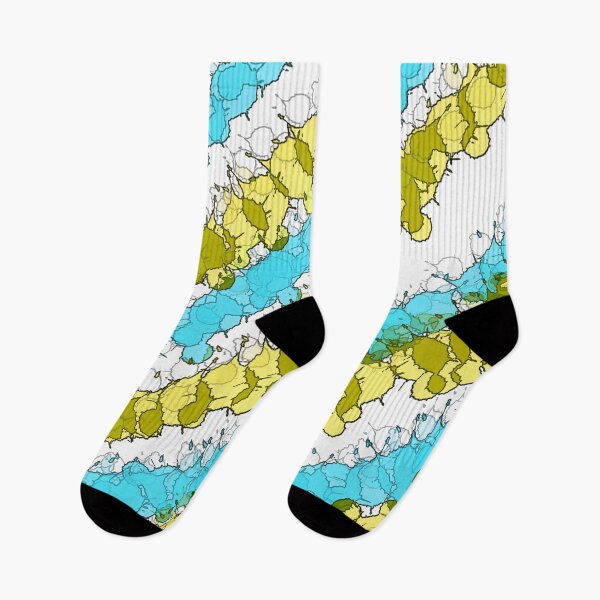 Item preview, Teal and Yellow Splatter Distressed designed and sold by blakcirclegirl.