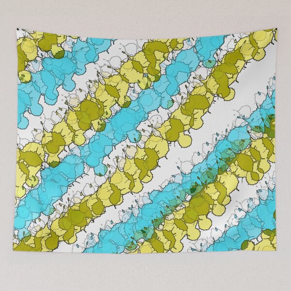 Item preview, Teal and Yellow Splatter Distressed designed and sold by blakcirclegirl.