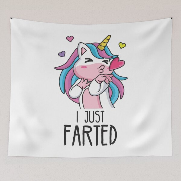 Item preview, I Farted - Cute But Still - The Smell We All Smelt - Unicorn In Glasses designed and sold by crazycollective.
