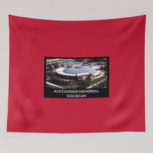 Item preview, Alexander Memorial Coliseum- Hawks Red designed and sold by DeadStadium.