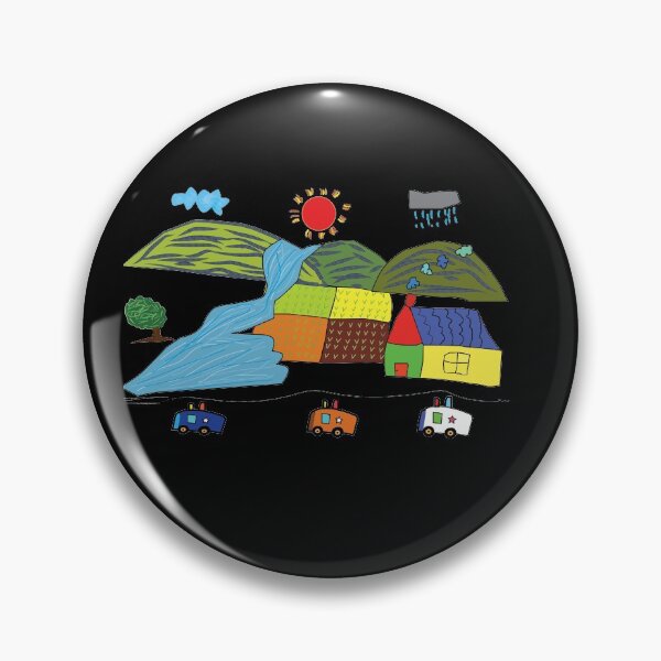 Item preview, Country Home Mountain River Rice Field designed and sold by Anuchartl.
