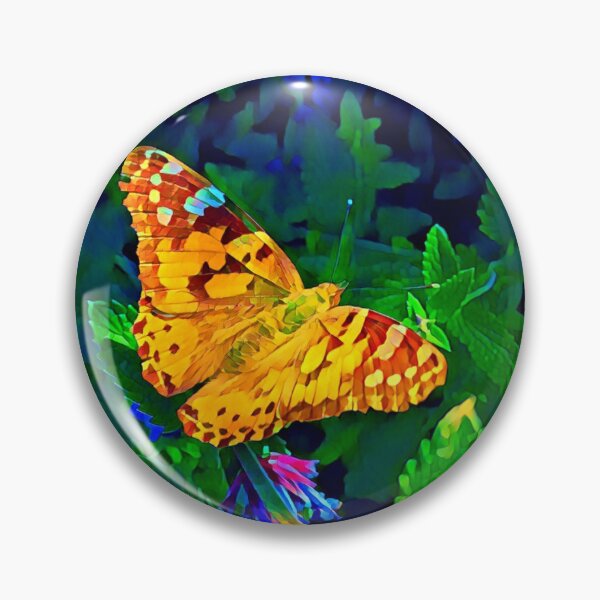 Item preview, Vibrant Butterfly on Lush Foliage Art designed and sold by DonneeCreations.