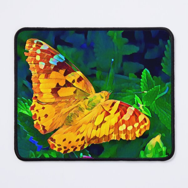 Item preview, Vibrant Butterfly on Lush Foliage Art designed and sold by DonneeCreations.