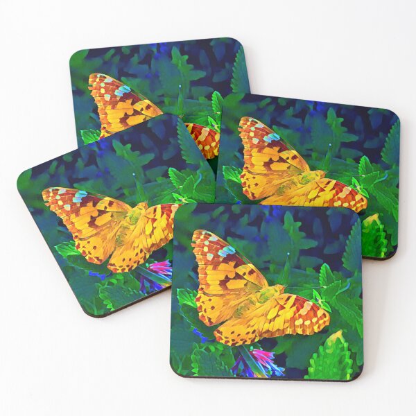 Item preview, Vibrant Butterfly on Lush Foliage Art designed and sold by DonneeCreations.