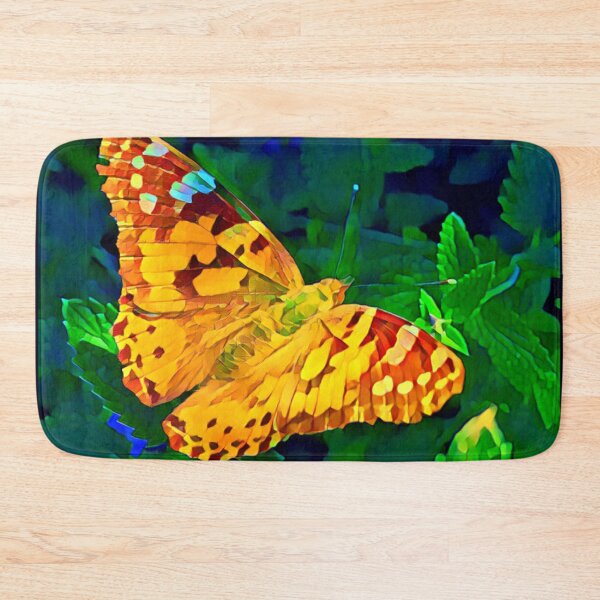 Item preview, Vibrant Butterfly on Lush Foliage Art designed and sold by DonneeCreations.