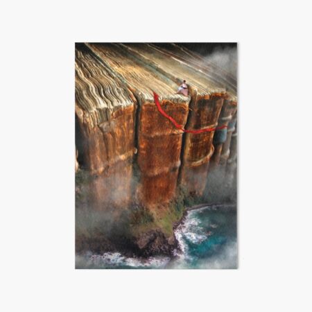 Cliffhanger Art Board Print