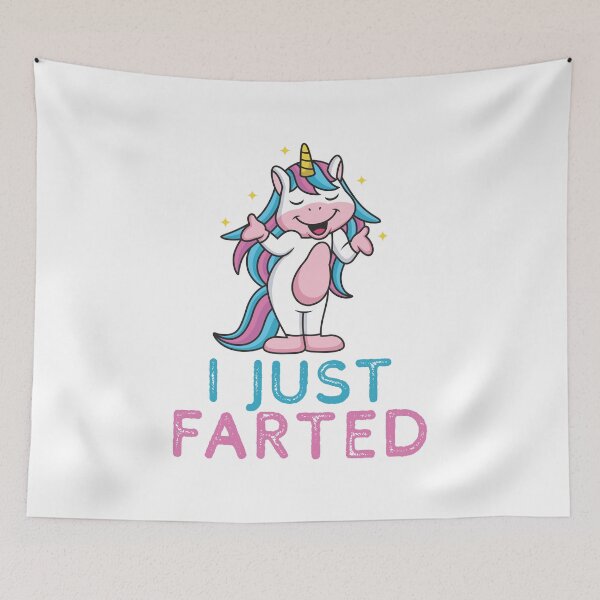 Item preview, I Farted - Cute But Still - The Smell We All Smelt - Unicorn designed and sold by crazycollective.