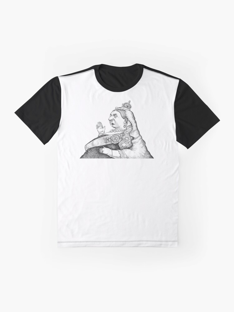 Thumbnail 4 of 5, Graphic T-Shirt, Queen Victoria designed and sold by MacKaycartoons.