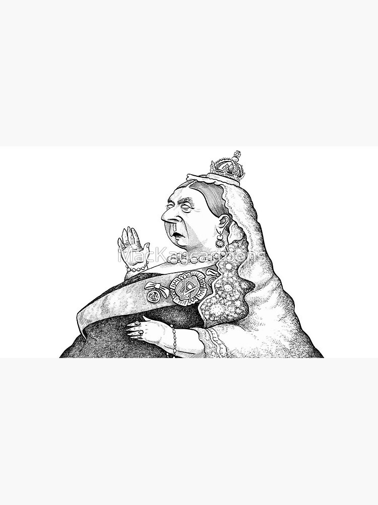 Thumbnail 6 of 6, Bucket Hat, Queen Victoria designed and sold by MacKaycartoons.