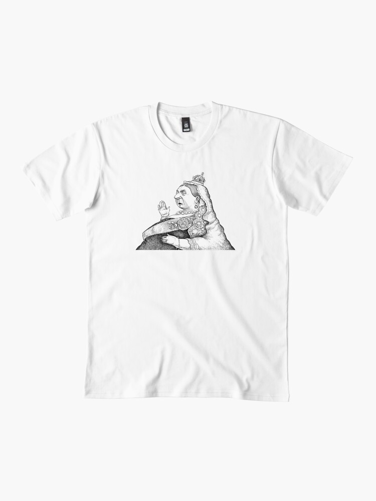 Thumbnail 2 of 4, Premium T-Shirt, Queen Victoria designed and sold by MacKaycartoons.