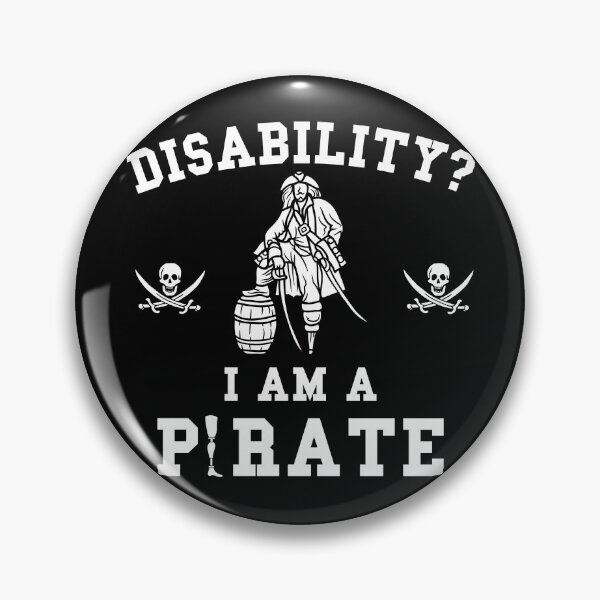 Item preview, Disability Pirate - Disabilities Awareness Day designed and sold by Tee-Star.