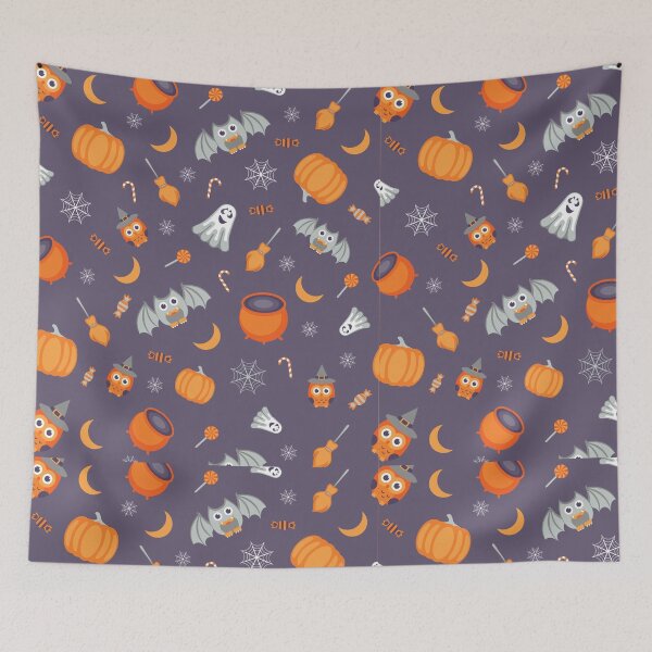 Item preview, Bewitching Pumpkin Faces Patterns | Spooky Cute Halloween Fun designed and sold by DigitalGemShop.