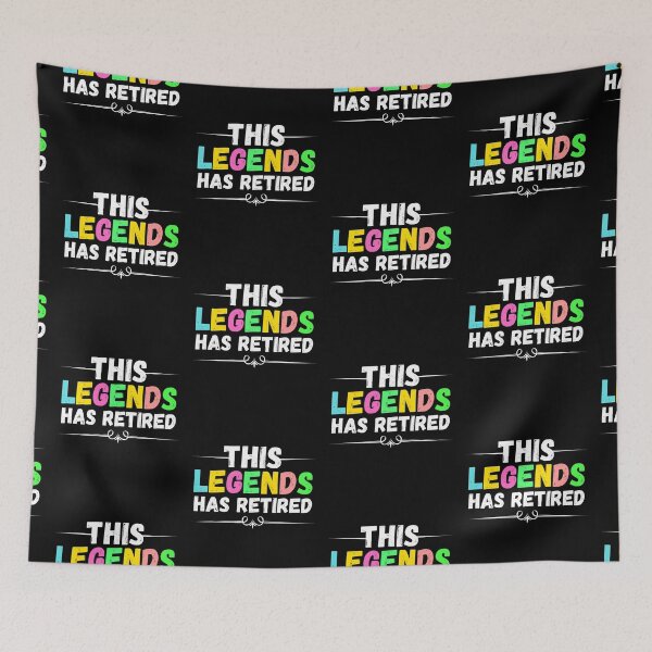Item preview, This legend has retired. Funny retirement designed and sold by ronaldsonou.