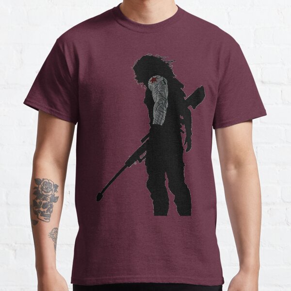Winter soldier silhouette Classic T-Shirt