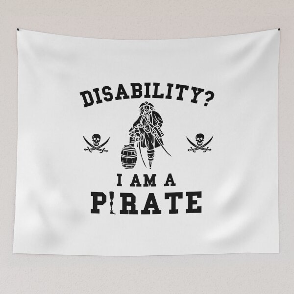 Item preview, Disability Pirate - Disabilities Awareness Day designed and sold by Tee-Star.