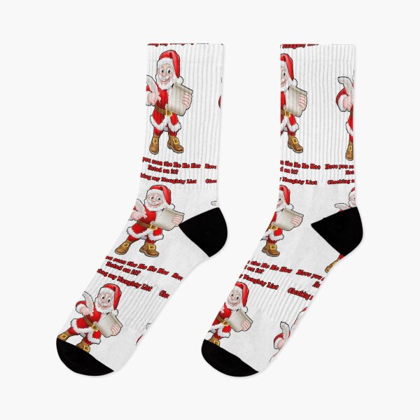 Item preview, Naughty Santa Ho Ho Hos designed and sold by DonaldsGraphics.
