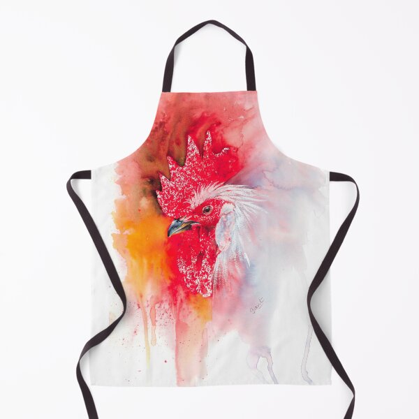 Item preview, 'Cockscoomb' in acrylic inks and Brusho designed and sold by Jantien Powell.
