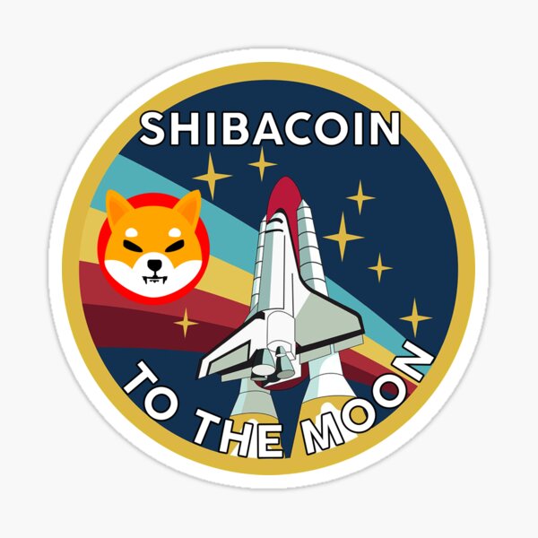 Shiba Inu Krypto - Shib To The Moon Sticker