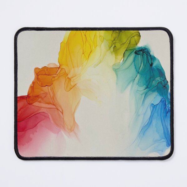 Item preview, Color Explosion 10 - Alcohol Ink Art - Rainbow designed and sold by ApArtPaintings.