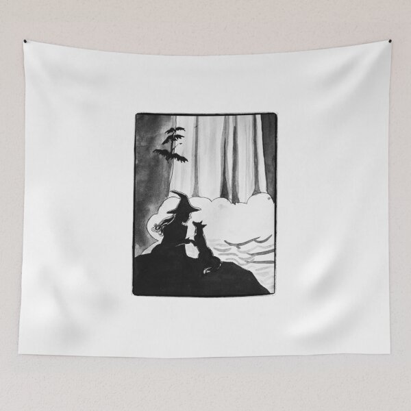 Item preview, Aira The Witch and her Fox Companion designed and sold by Joanna  Harker Shaw.