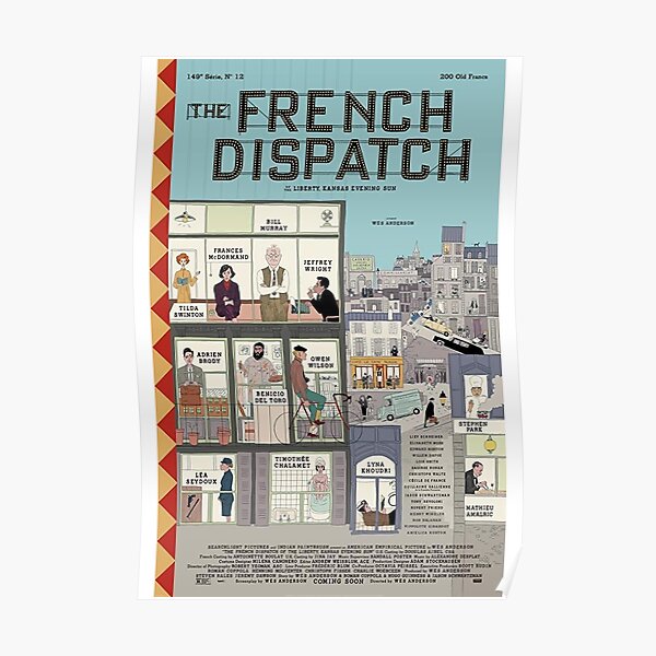 La dépêche française Poster
