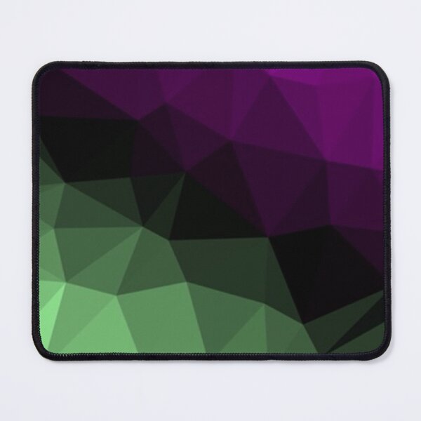 Item preview, Polygon pattern dark color gradient green purple designed and sold by ApArtPaintings.