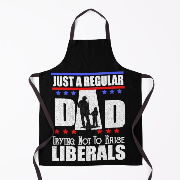 Item preview, Republican Dad Shirt Just A Regular Dad Trying Not To Raise Liberals Funny Anti-Liberal Father's Day Gift designed and sold by ilias13.