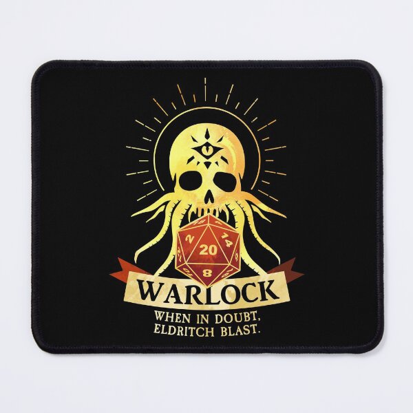 Item preview, Warlock: When In Doubt, Eldritch Blast designed and sold by D20Tees.