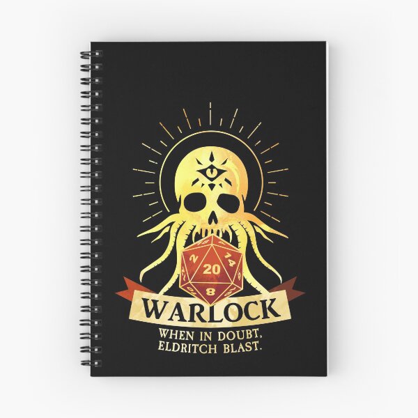 Item preview, Warlock: When In Doubt, Eldritch Blast designed and sold by D20Tees.