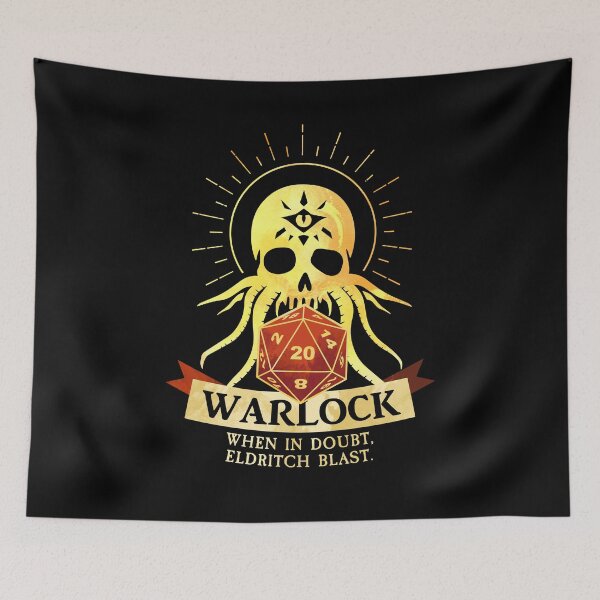 Item preview, Warlock: When In Doubt, Eldritch Blast designed and sold by D20Tees.
