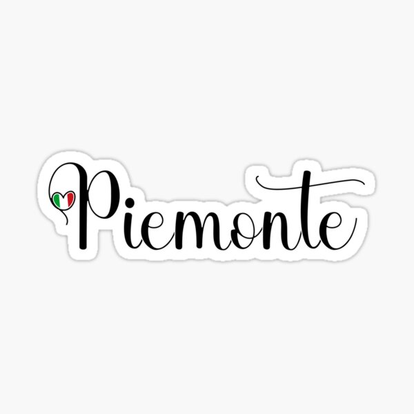 Item preview, Piemonte With Italian Heart - I Love Piemonte Italy designed and sold by molamode.