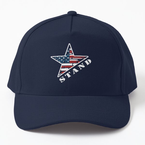American Flag Grunge Star, Stand Baseball Cap