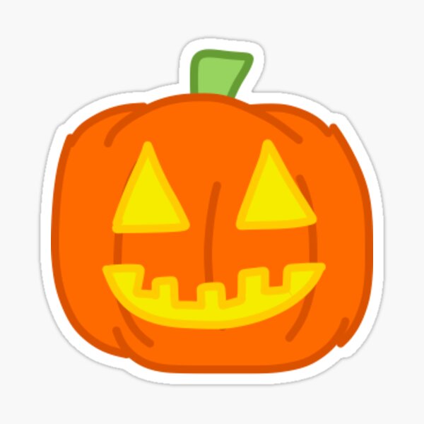 Item preview, Jack o Lantern Pumpkin Halloween Print Cute designed and sold by mDeltaV.