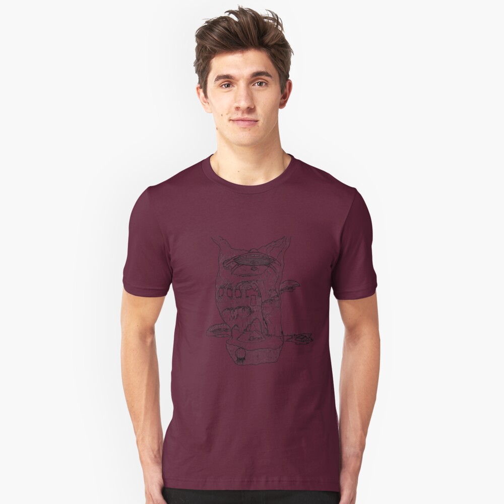 The Cleft of Five Worlds Slim Fit T-Shirt