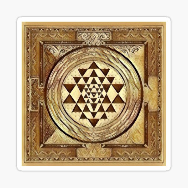 Fortune and Wealth Mystical Diagram - No. 26 Sticker