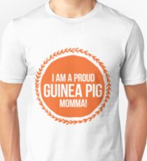 Camiseta unisex ¡Soy un cerdo de Guinea orgulloso mamá!