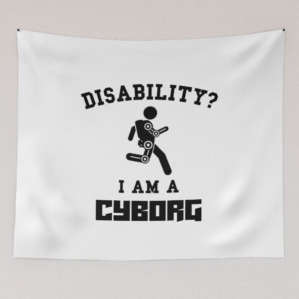 Item preview, Disability Cyborg - Disabilities Awareness Day designed and sold by Tee-Star.