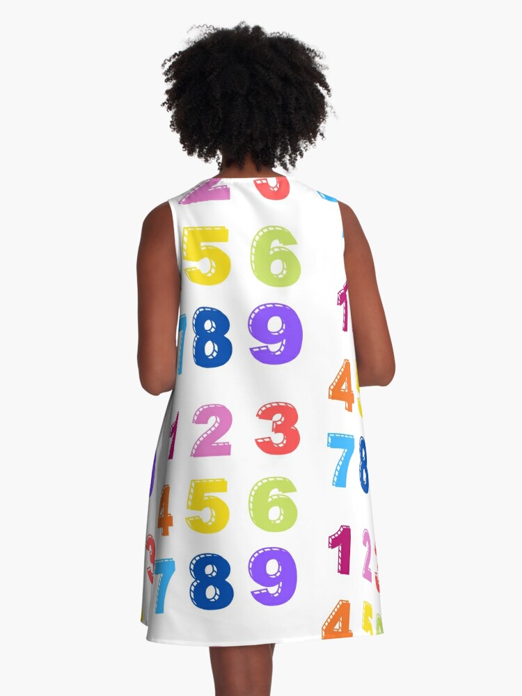 1-9 numbers  Sticker for Sale by stickerpod