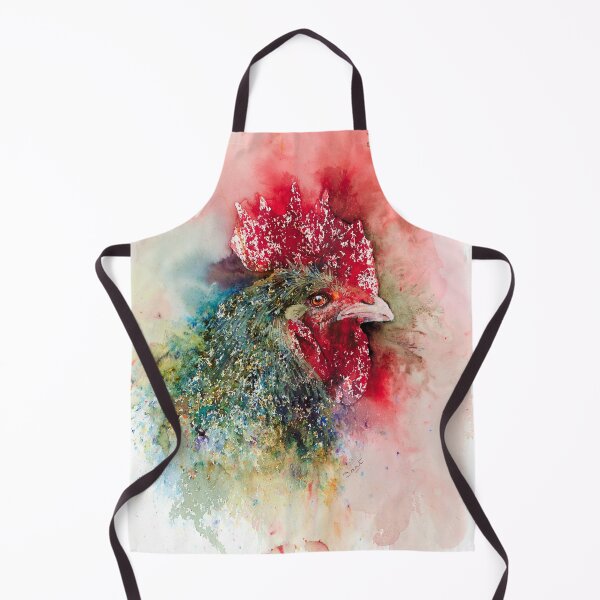 Item preview, 'Speckledy Hen' in acrylic inks and Brusho  designed and sold by Jantien Powell.