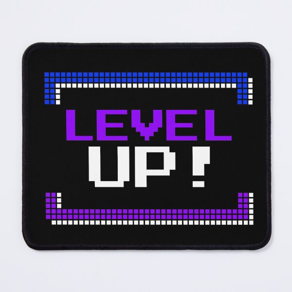 Item preview, Level Up 80s Gamer Gaming Computer Game Blue Purple designed and sold by CreatedbyJR.