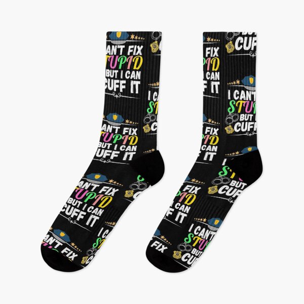 Item preview, i can't fix stupid but i can cuff it designed and sold by ronaldsonou.