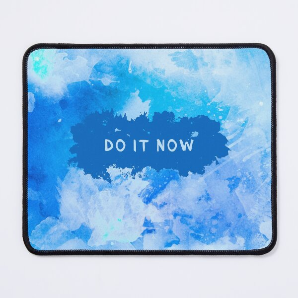 Item preview, DO IT NOW - Watercolor clouds with inspirational life advice - abstract art  designed and sold by Art4Motivation.