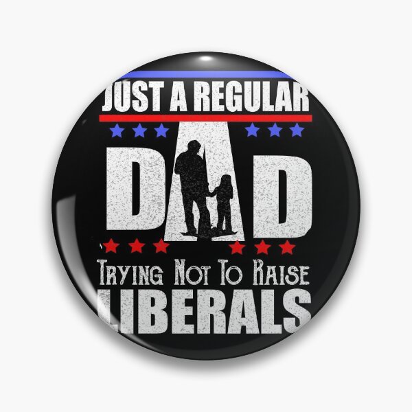 Item preview,  Republican Dad Shirt  Just A Regular Dad Trying Not To Raise Liberals  Funny Anti-Liberal Father's Day Gift designed and sold by ilias13.