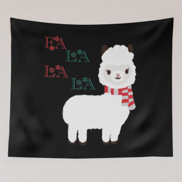 Item preview, Fa La La La Llama Christmas Llama designed and sold by Swigalicious.