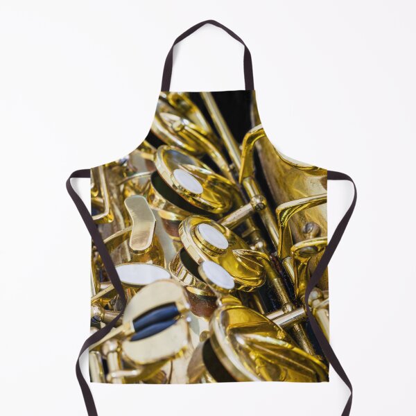 Item preview, Golden Vintage Jazz Saxophone Close Up Keys designed and sold by Andreea Eva Herczegh.