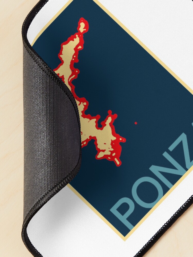 Alternate view of Ponza Map Mouse Pad